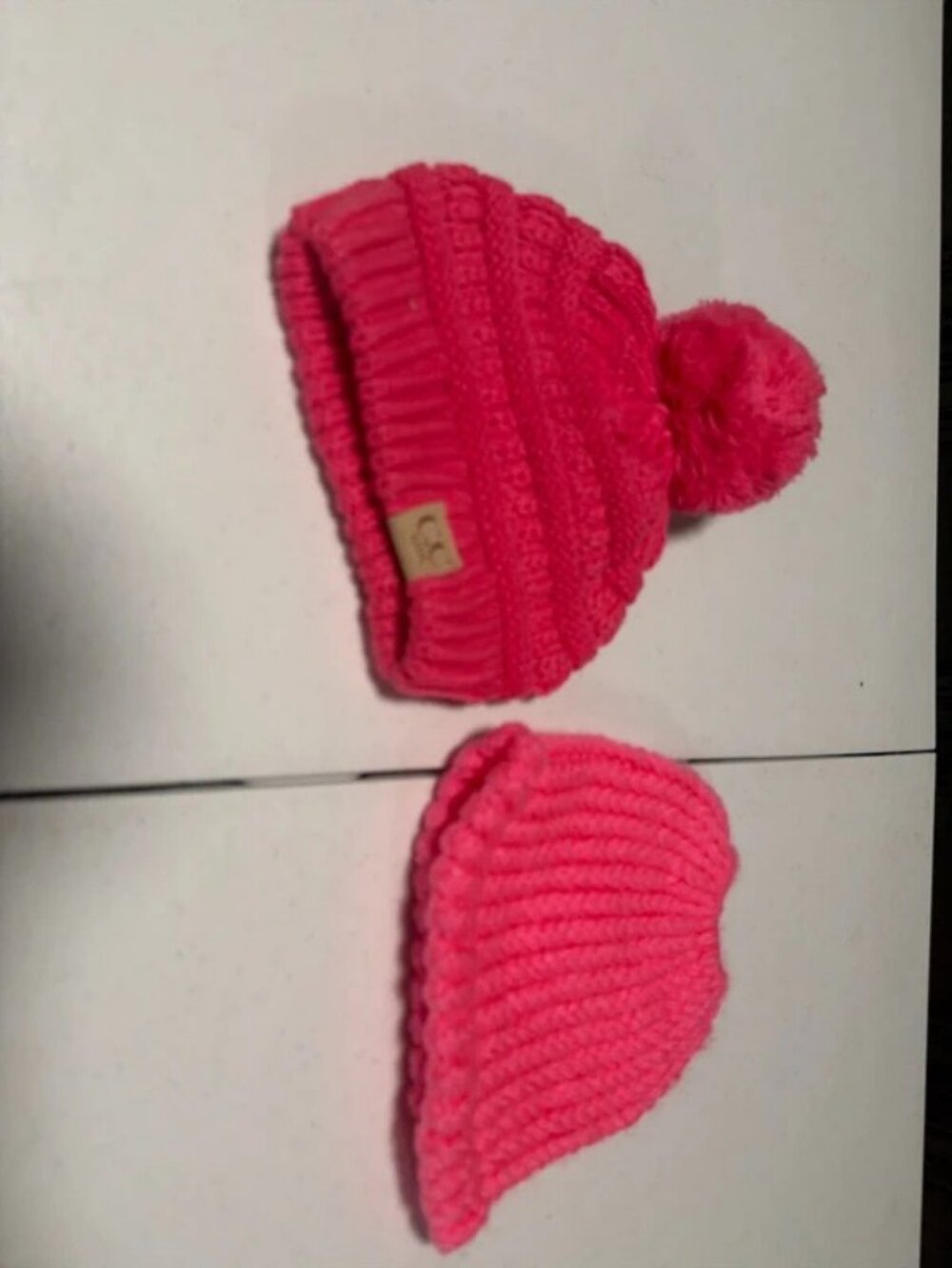 2 knitted bogans